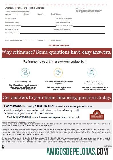 Extrato de hipoteca bancária do Canada Money Mentors (MM), 3 páginas, 3 Scr baixar para verificação